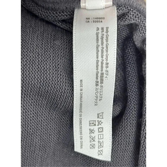 Flora Nikrooz Soft Fleece Lounge Pajama Top Pullover 2X Gray Long Sleeves V-Neck - Picture 6 of 6